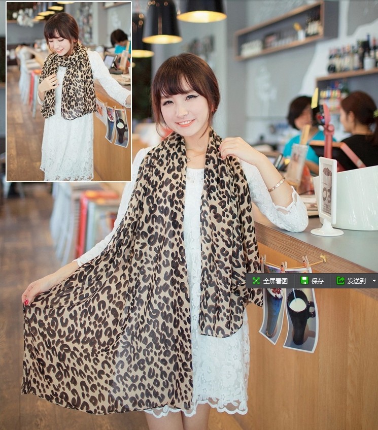 豹紋圍巾11