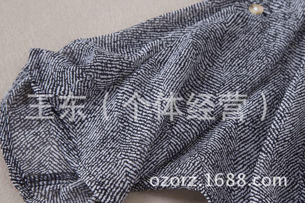 原单气质出众减龄下摆打结系带轻薄t恤雪纺衫尾货