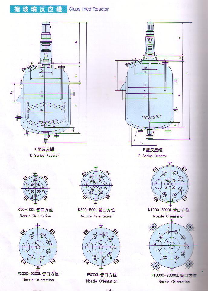 搪瓷反应釜15000l