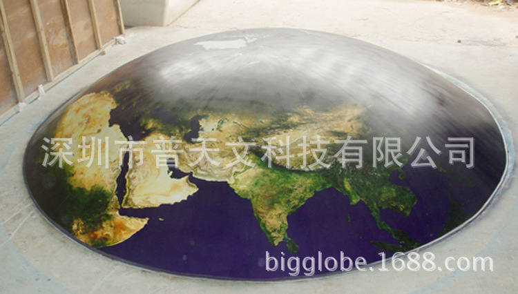 新款大型发光球冠半球