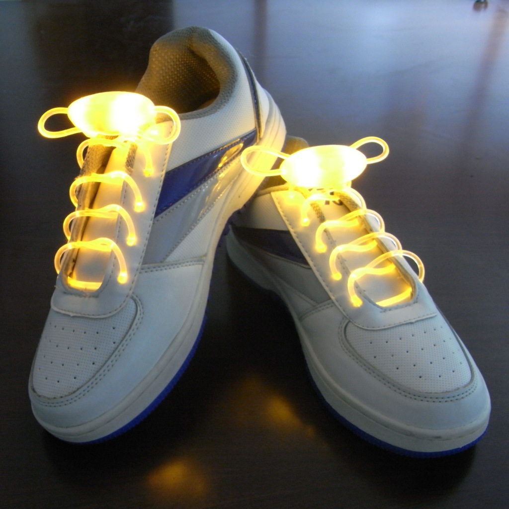 挺好品牌第三代led发光鞋带,舞蹈,运动休闲闪光闪光鞋带绳橄榄型