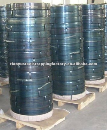 烤蓝包装钢带0.8*32mm,出口铁皮打包带,多种规格供选