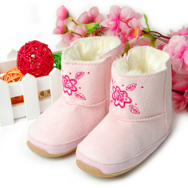 2014 冬季新款统统 儿童学步靴子 童学地靴 宝宝棉鞋婴儿鞋批发