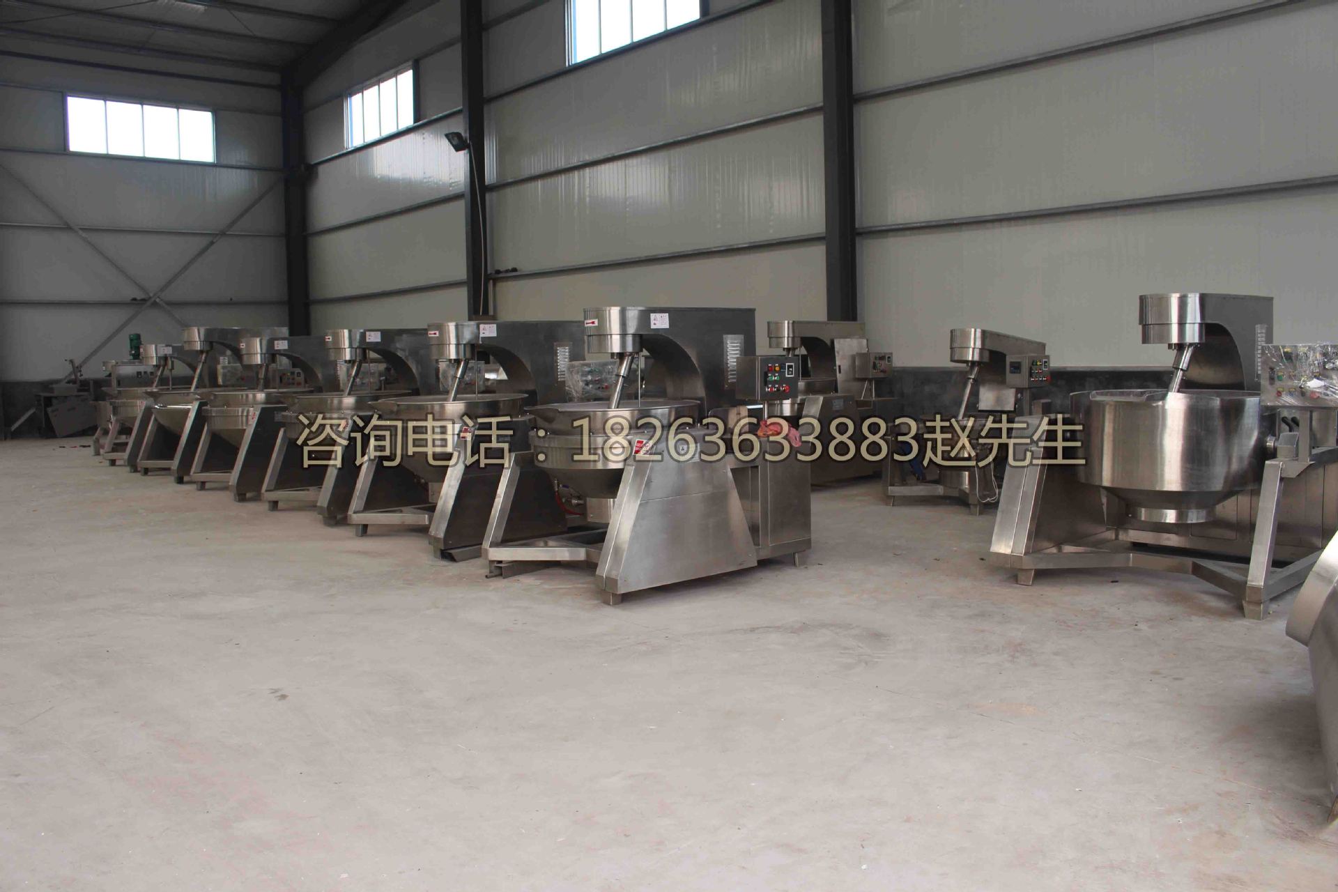 电加热导热油行星锅车间