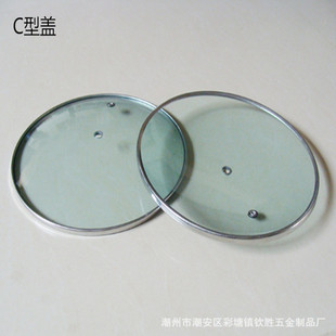 批发生产钢化玻璃锅盖玻璃组合盖可视组合盖 C G T型玻璃盖