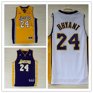 nba球衣批发 科比24号常规赛 新款篮球服新面料刺绣篮球球衣