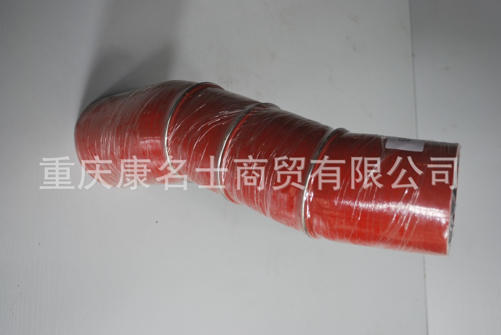 耐酸胶管KMRG-587++500-奔驰胶管5235010982000063--内径90变100X高压胶管批发,红色钢丝3凸缘3Z字内径90变100XL420XL380XH160XH220-5