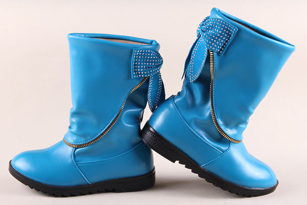 童靴真皮冬季新款加绒保暖童鞋时尚儿童雪地中童棉鞋批发代发A18