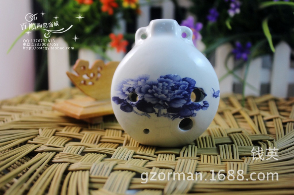 【六孔陶笛】【笛子】【陶笛乐器】-价格,厂家,图片,陶瓷工艺品