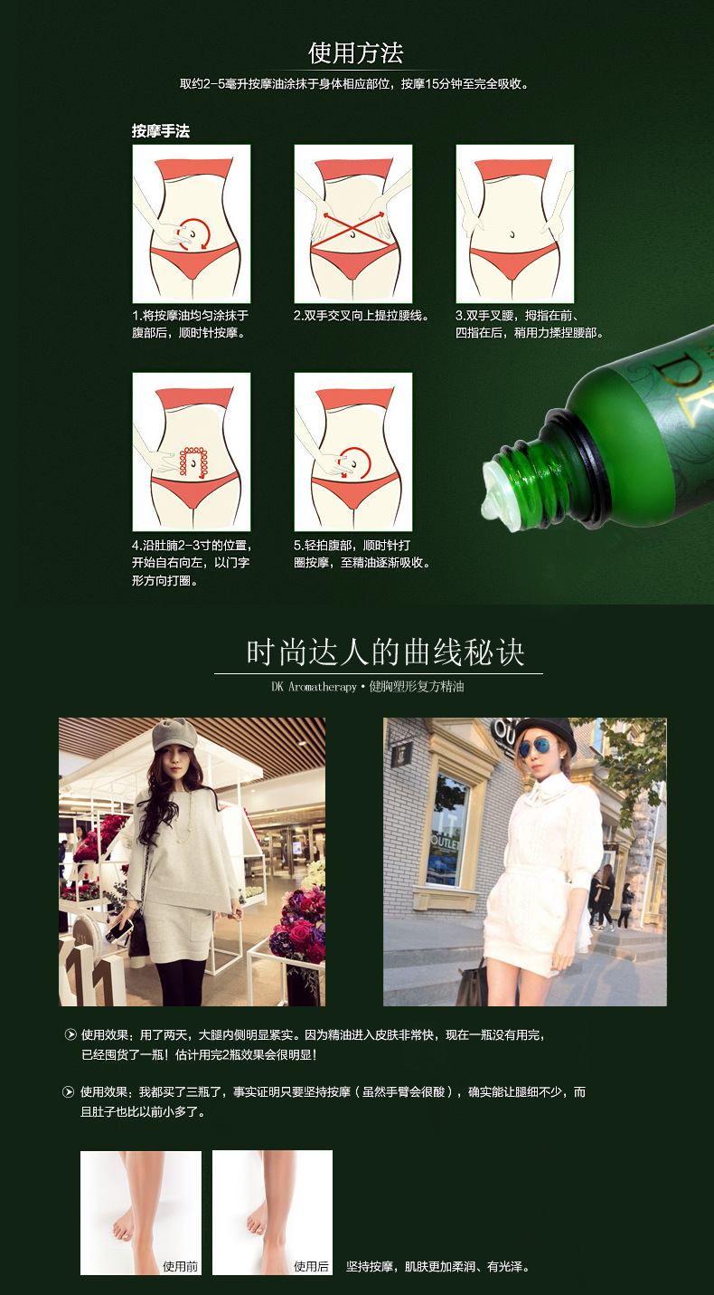 DK Aromatherapy 特效肩颈椎舒缓按摩 复方精油 促进代谢 按摩油