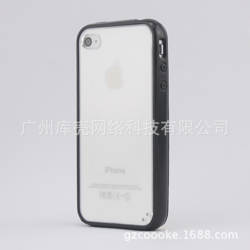 iPhone4透明光面糖果彩色