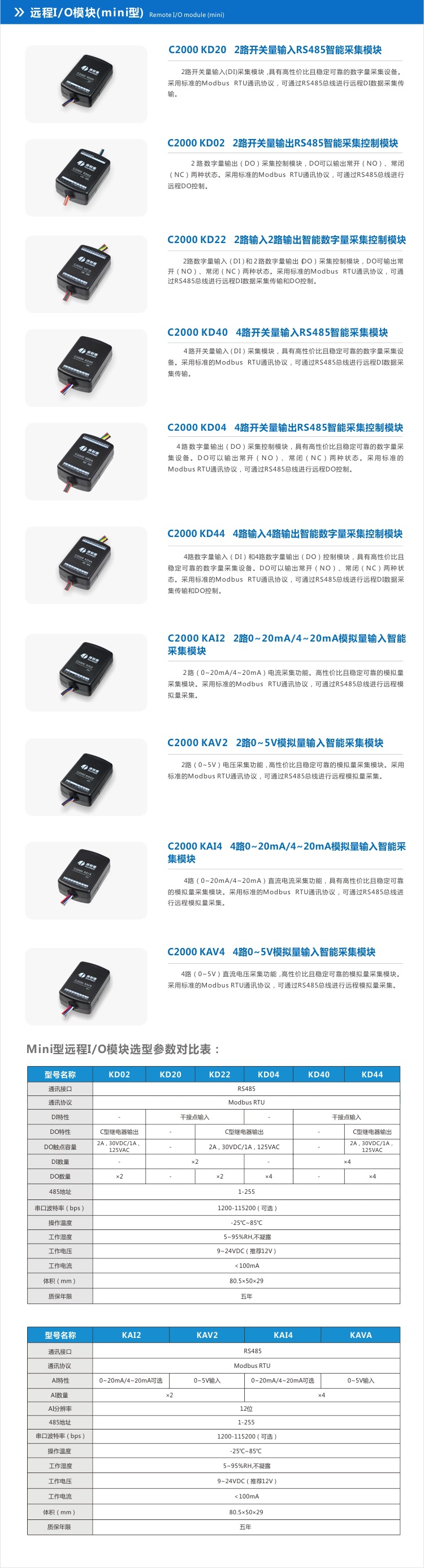 经济型IO模块