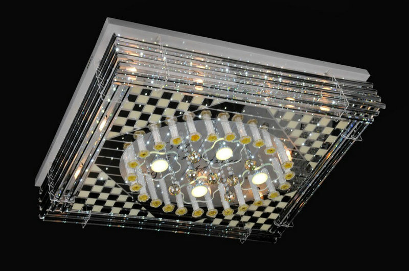 水晶吸顶灯 厂家生产 节能环保吸顶灯 现代玻璃吸顶灯9329