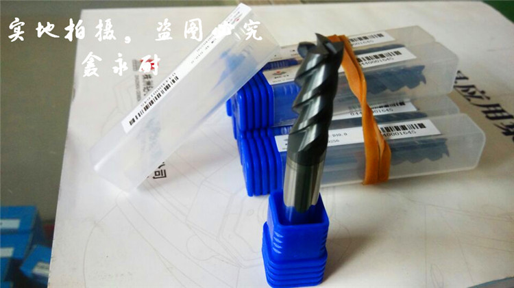 株洲钻石钨钢铣刀四刃直柄平头立铣刀GM-4E-D6.0-G钨钢铣刀