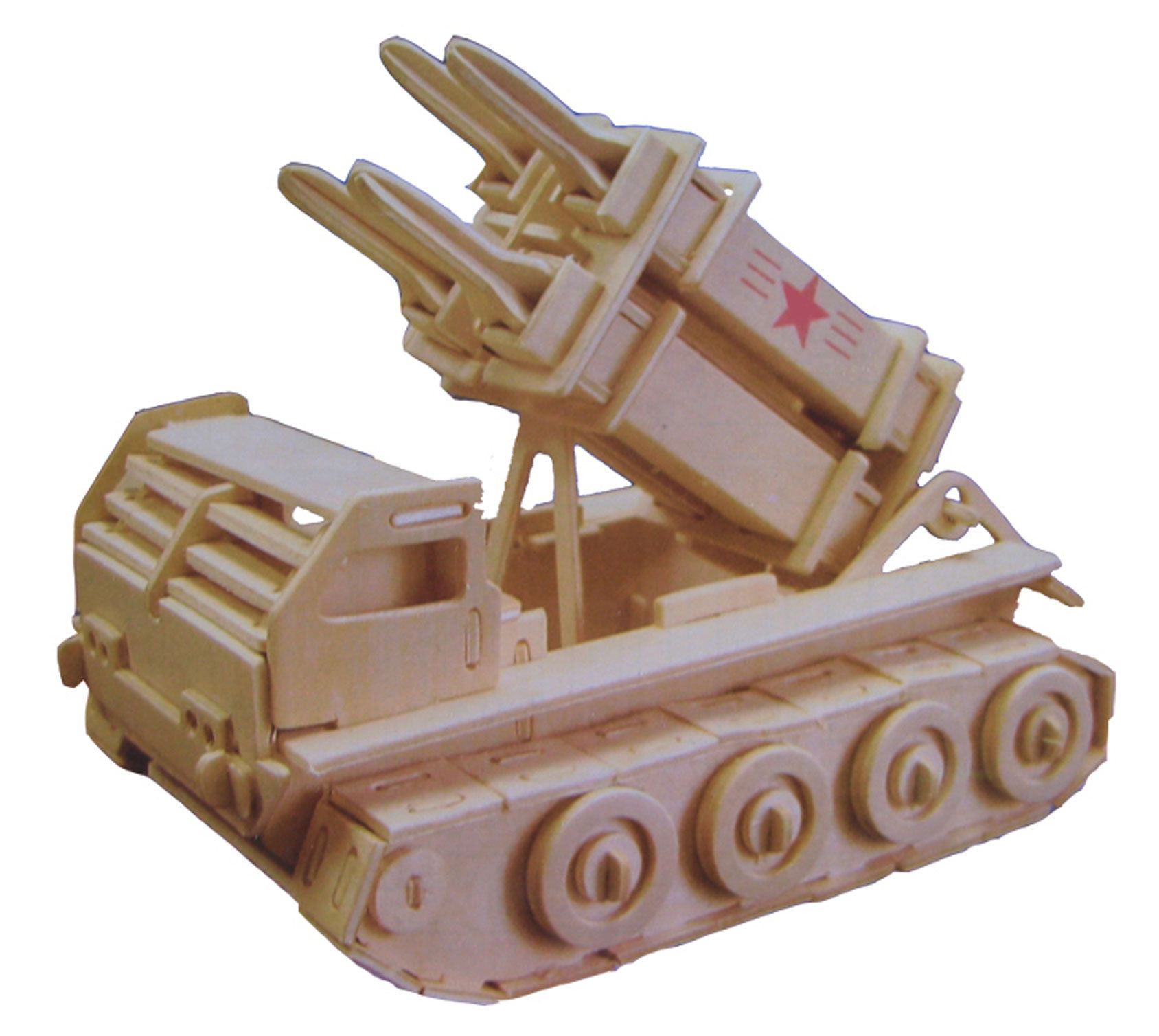 主战坦克 热销diy拼装益智玩具 3d立体木制仿真军事模型玩具坦克