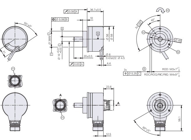 耐普特 OAS5810编码器 13位绝对值编码器