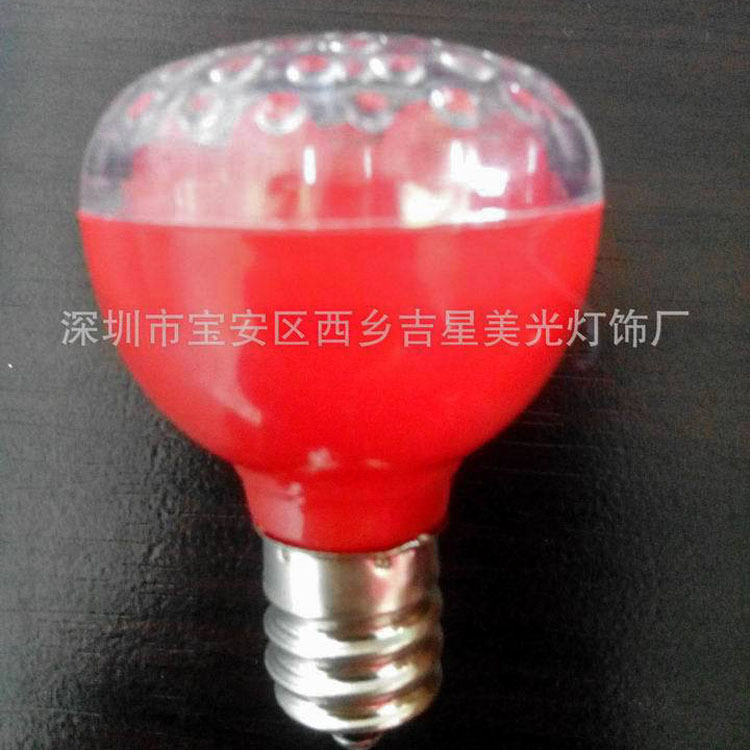 LED灯具 E12 9LED红光  财神灯蜡烛灯神台灯 观音供灯 批发 厂家直销