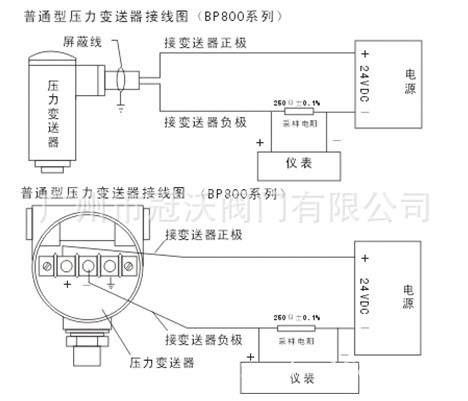 五,bp800压力变送器接线图