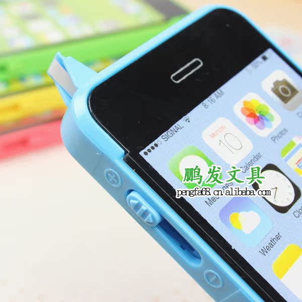 iphone5c 苹果5c造型修正带 彩壳手机修正带 12米