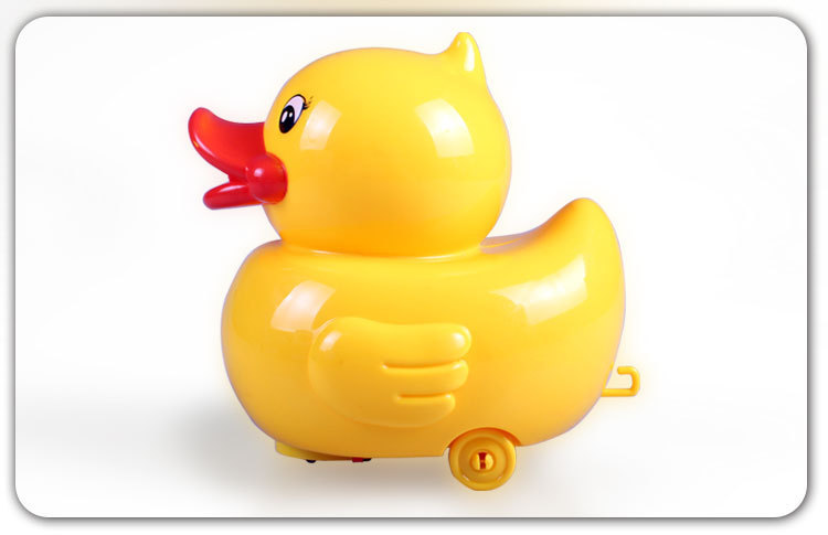 9902大黄鸭 玩具厂家直销 卡通动物电动模型 地摊益智