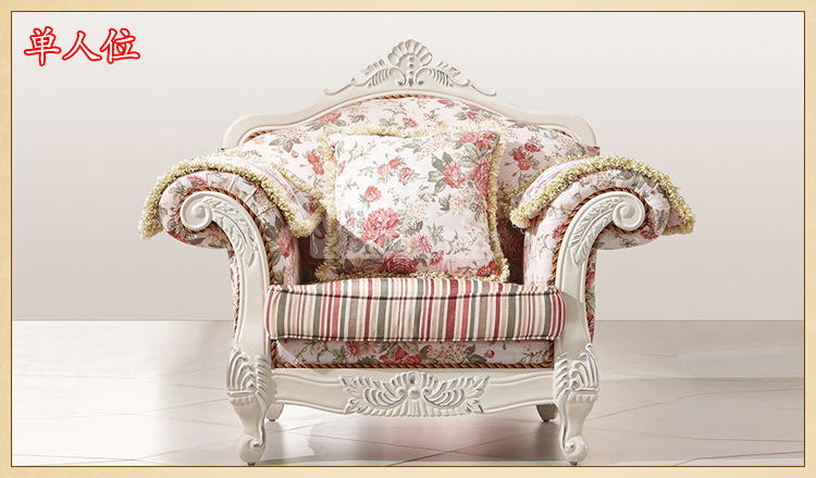 厂家批发 布艺沙发古典沙发多人组合型沙发碎花沙发质量保证