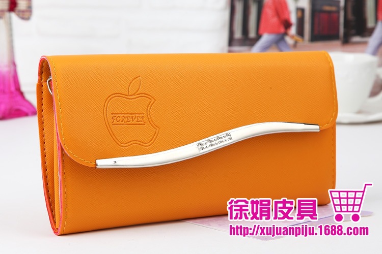 彩邊S型不加寬 女式長款手拿包單肩斜跨錢包28