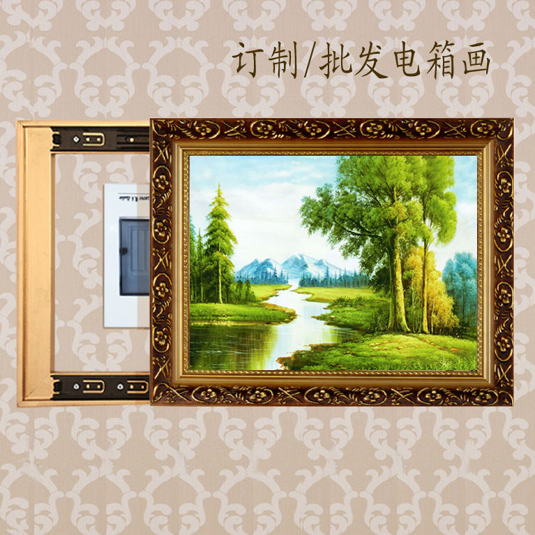 风景电箱画