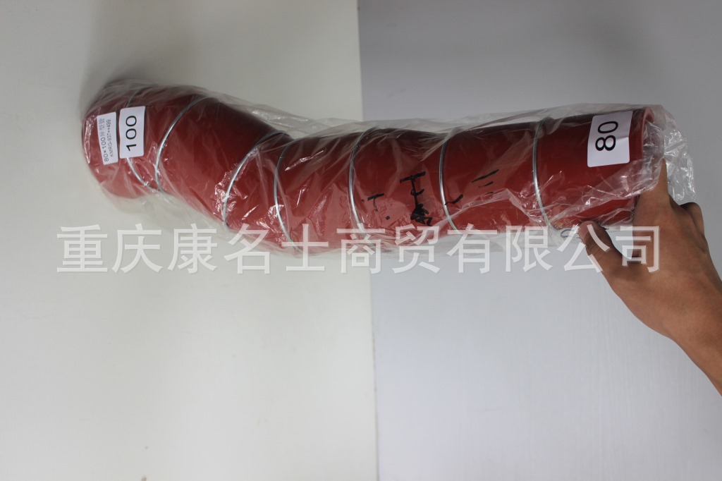 高壓膠管廠KMRG-937++499-變徑膠管80X100異型管-內(nèi)徑80變100X空調(diào)硅膠管,紅色鋼絲7凸緣7Z字內(nèi)徑80變100XL570XL550XH210XH220-12