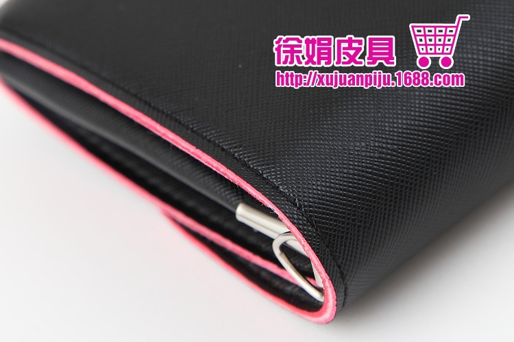 彩邊S型不加寬 女式長款手拿包單肩斜跨錢包24