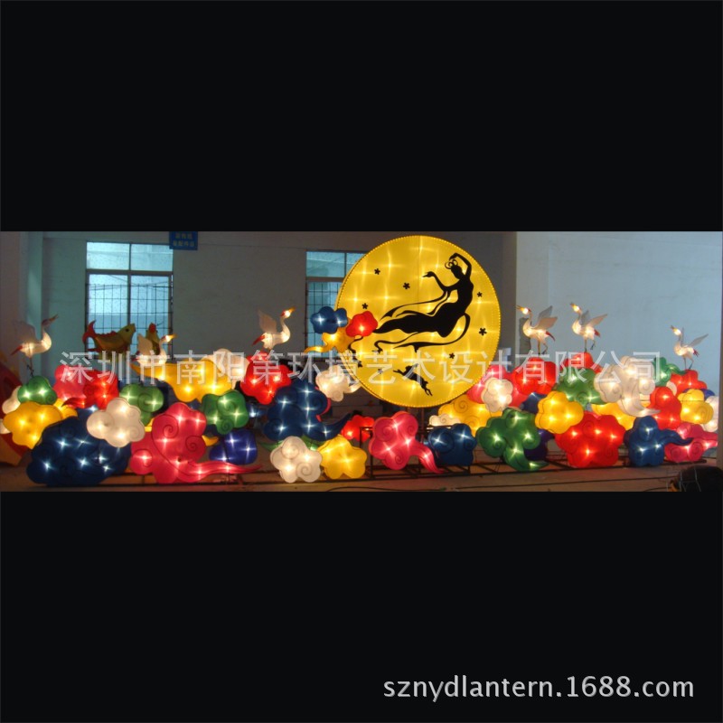 中秋节装饰/中秋节场景布置/嫦娥奔月/节日庆典/中秋灯会
