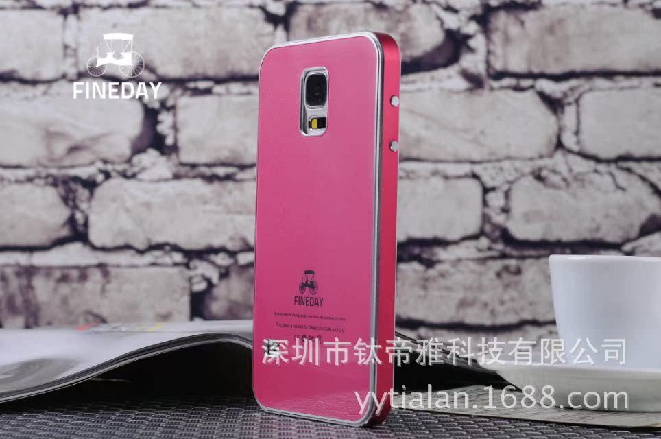 三星s5金属钢化玻璃手机壳 (23)