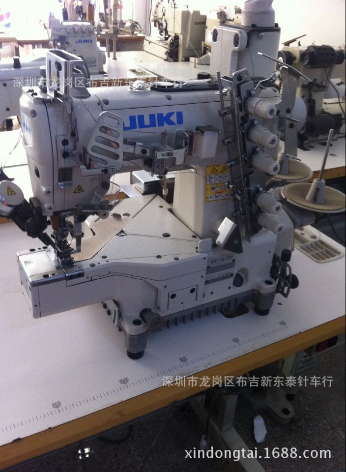 日本重机高速电脑筒式装饰缝缝纫机jukimf7823绷缝机