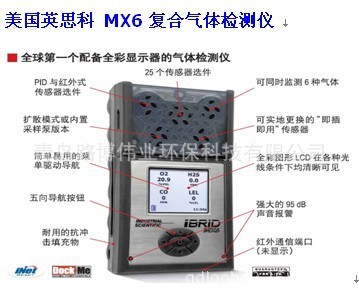 MX6復合多種氣體檢測機美國英思科MX6工廠,批發,進口,代購
