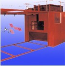 立体件植绒机流水线