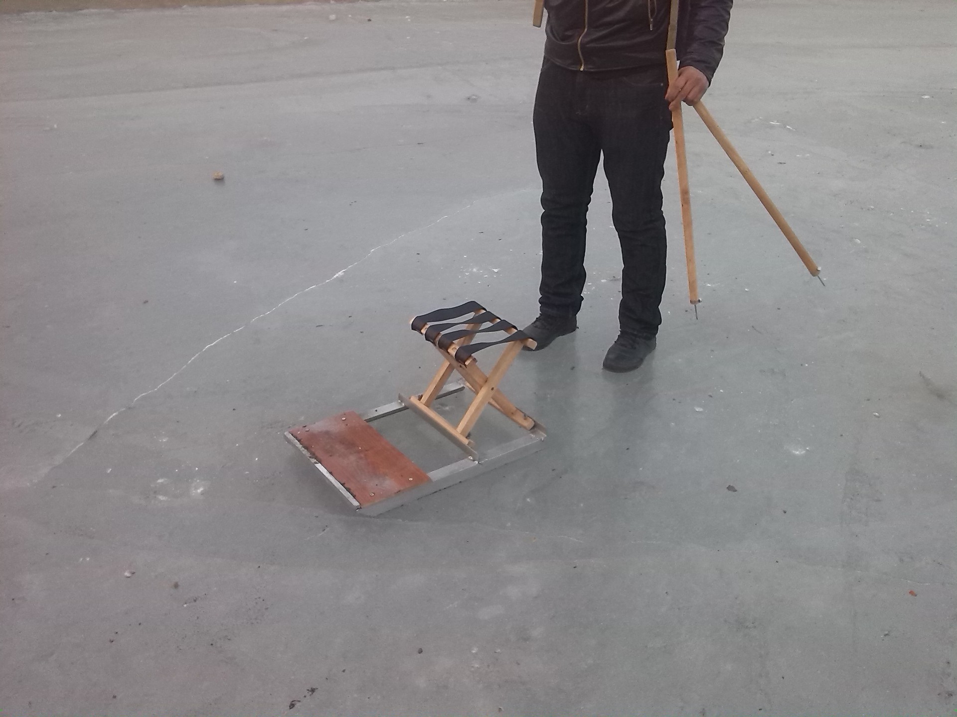 木头座椅滑冰车 冰车 冰爬犁 经典怀旧玩具 滑雪场娱乐玩具 批发