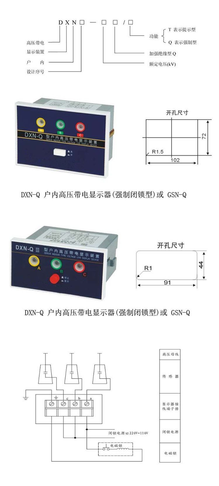 dxn-q带电显示器