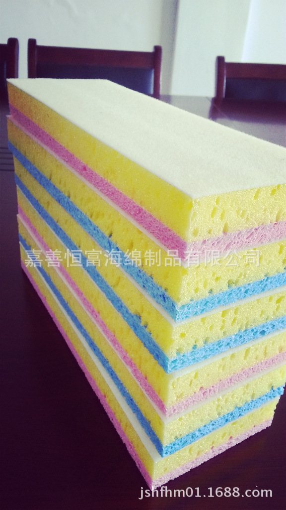 三层复合拖把海绵