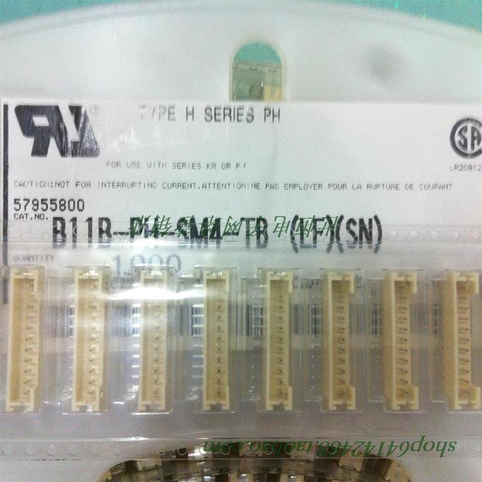B11B-PH-SM4-TB(LF)(SN),JST连接器插座2.0间距11p立贴针座PH系列