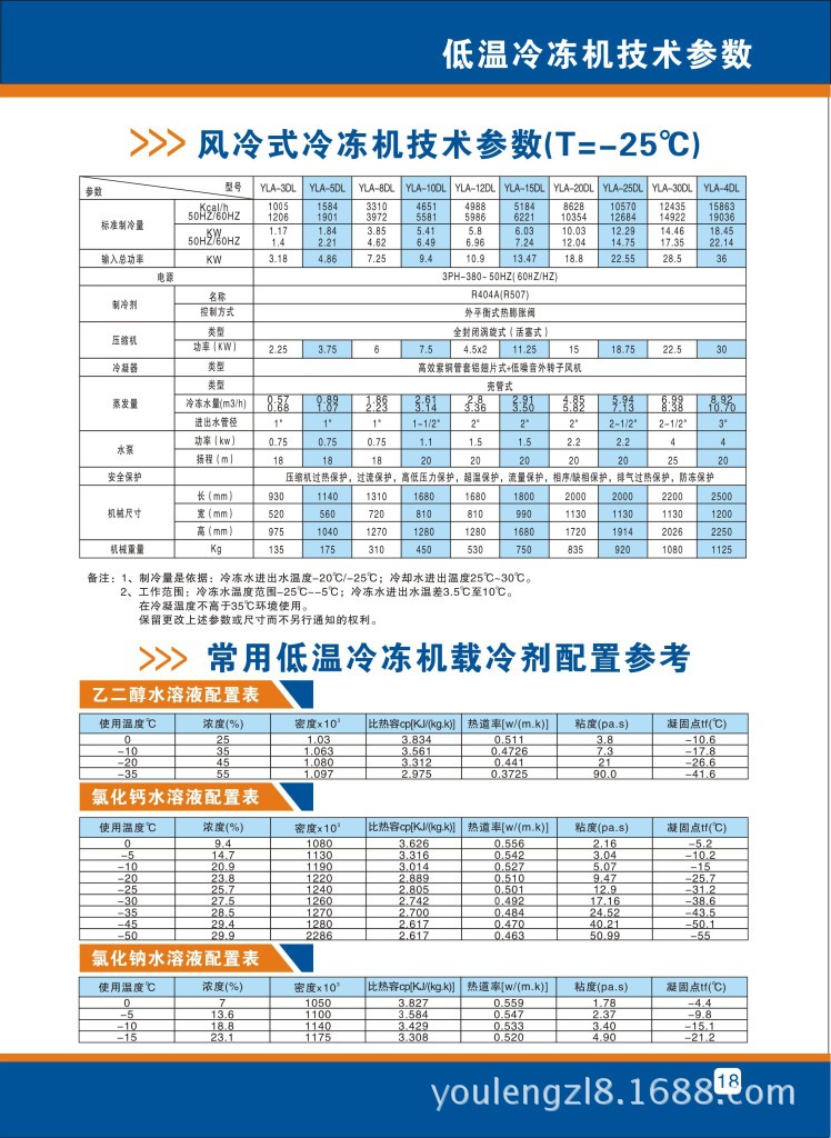 18风冷低温冷冻机