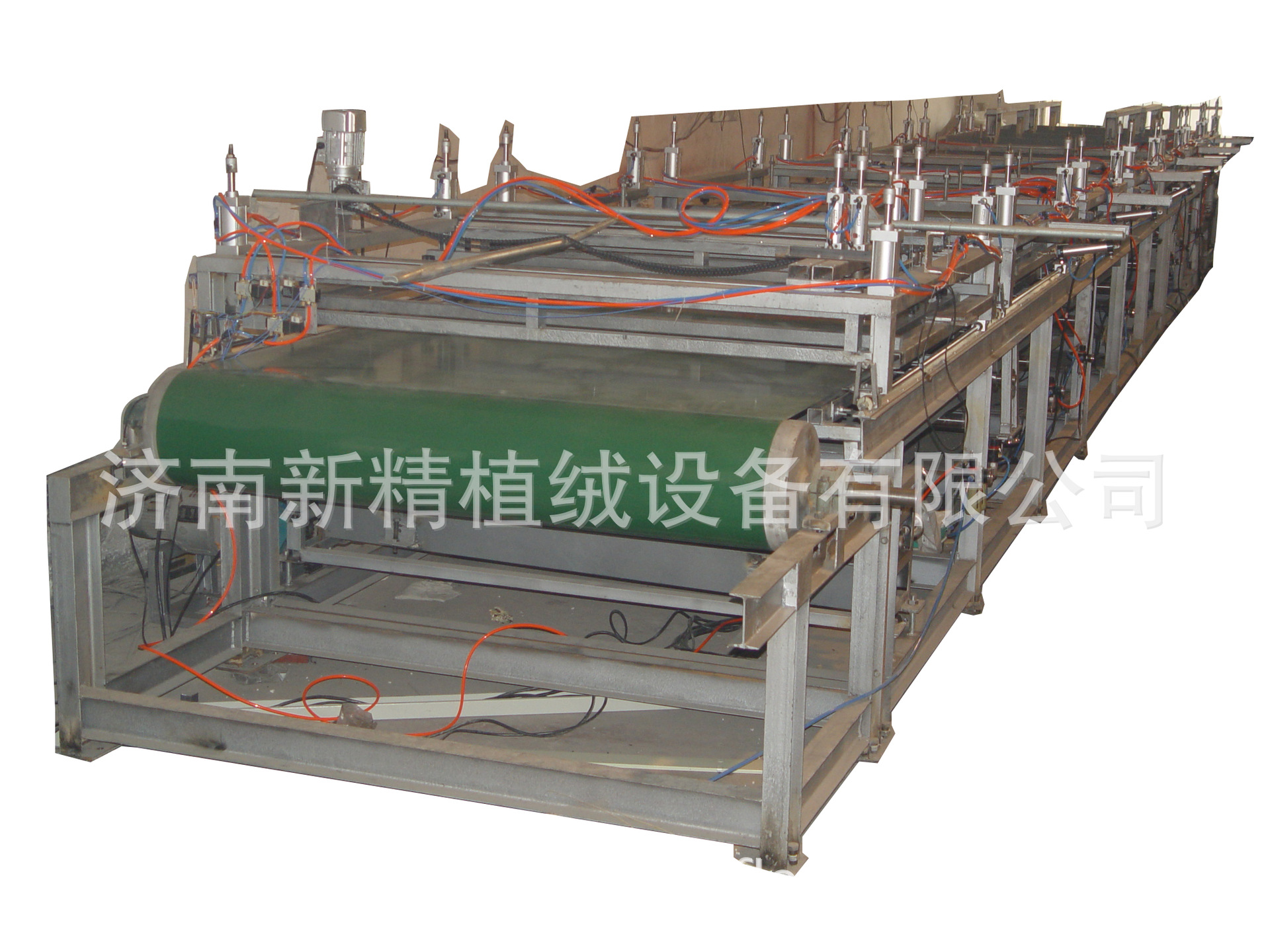 十二色印花植绒流水线