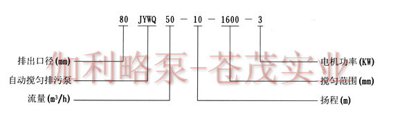 JYWQ自动搅匀潜水排污泵