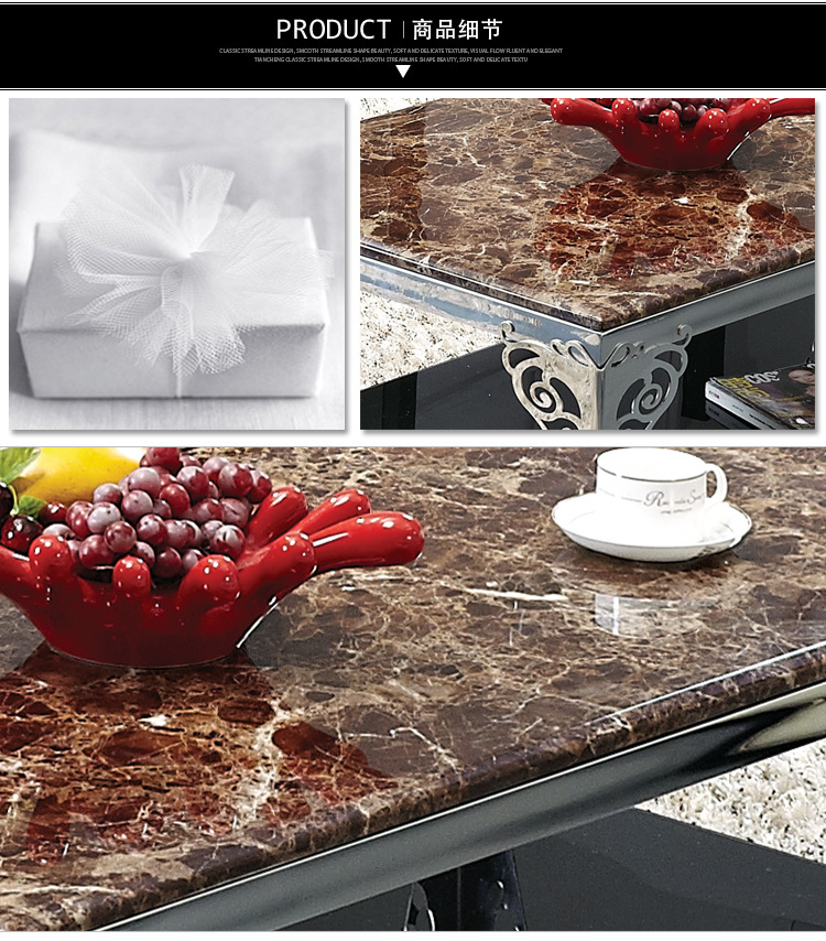 【佳优】2014不锈钢大理石现代高档620茶几   专业生产 欢迎订购