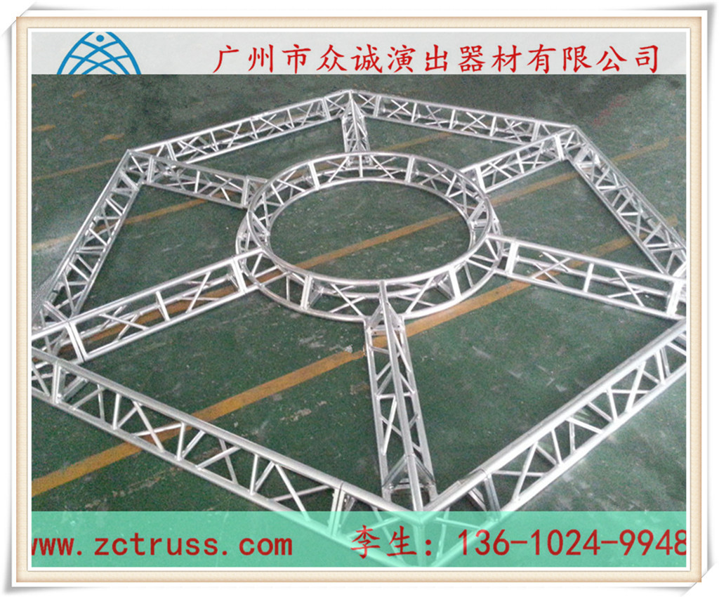 广州生产定做各式各种规格铝合金桁架,演出truss架,舞台灯光架