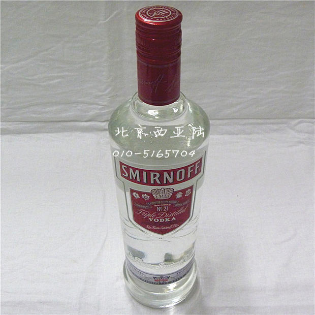 斯米诺皇冠伏特加750ml【smirnoff】红牌原装进口 品质保证