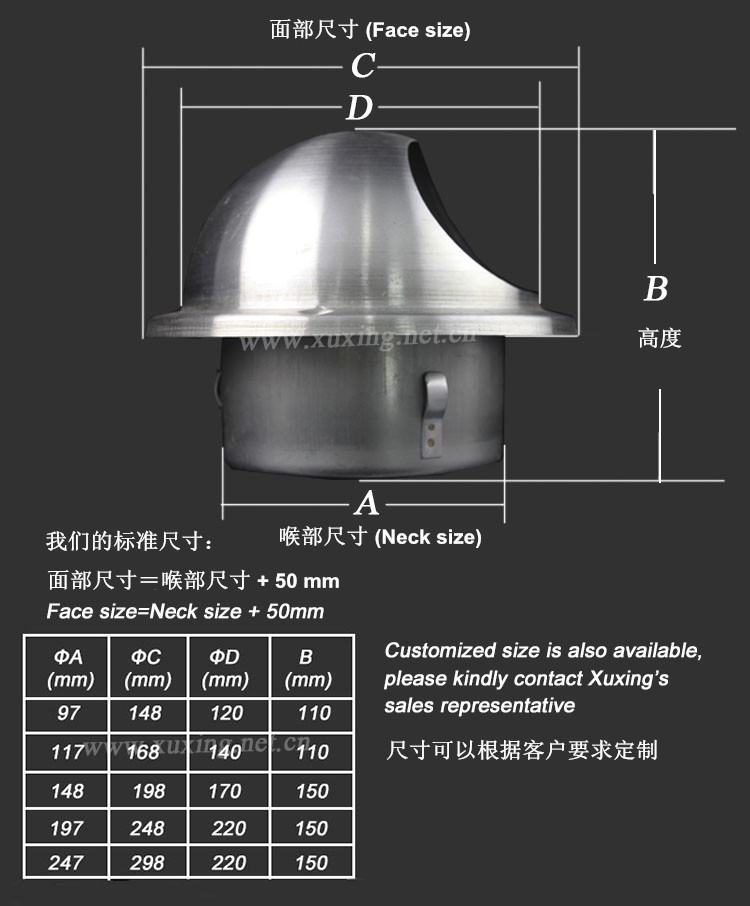 EV-S exhaust air vent 外气口2