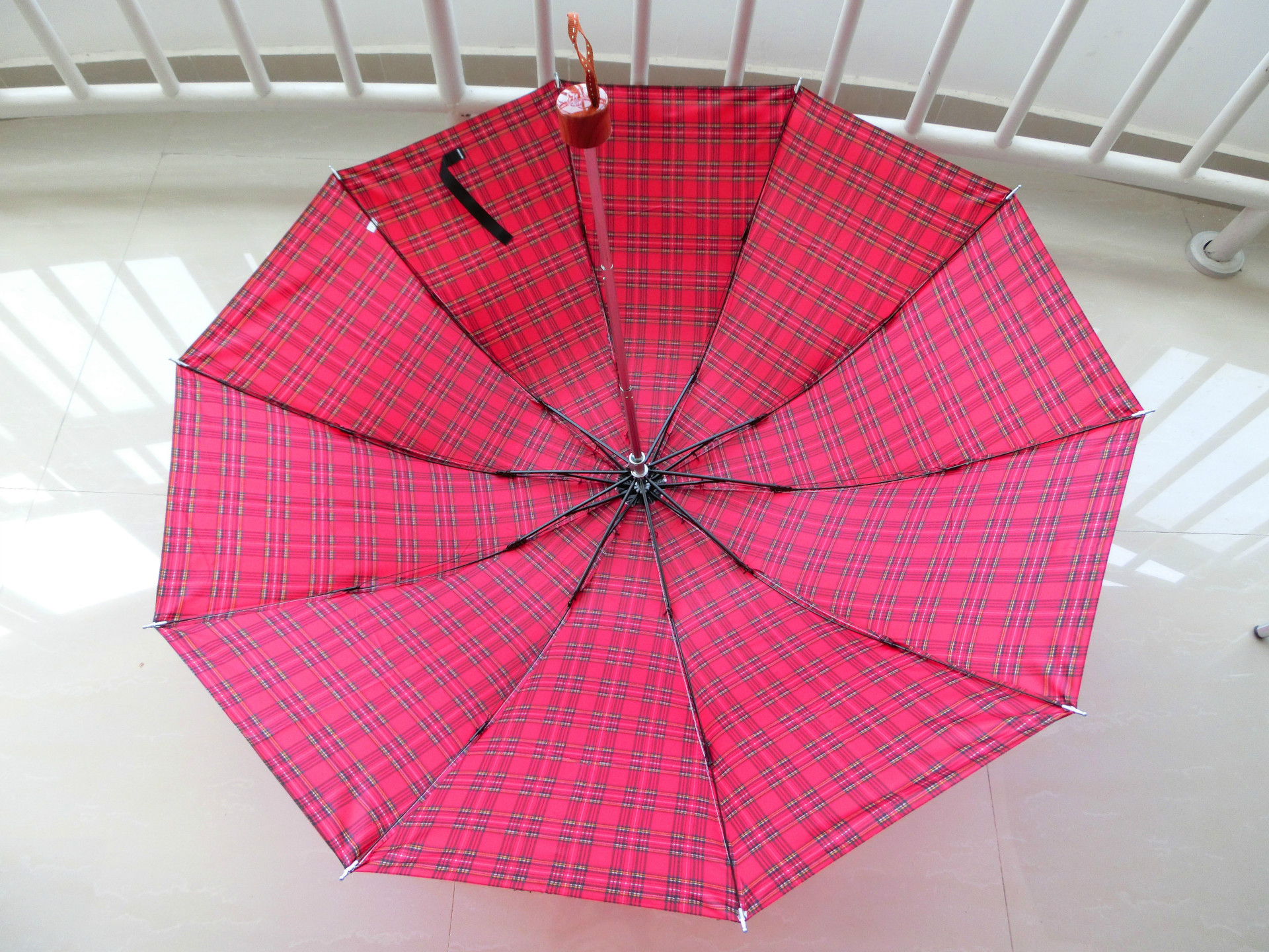 1901超大格子三折伞