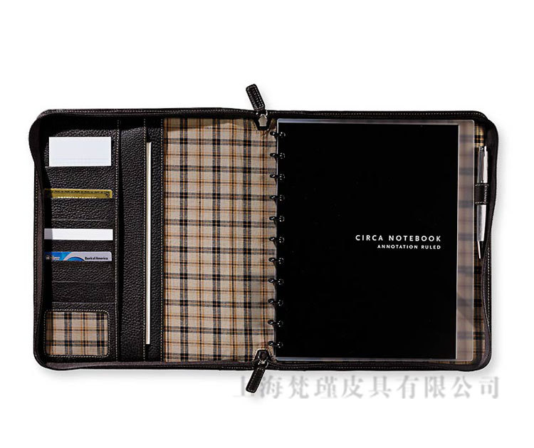 新款牛皮拉链包 多功能真皮经理包 高档时尚商务公文包 文件包