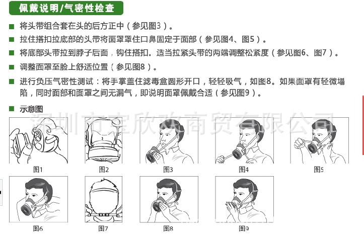 供应信息 防护面罩,面具,呼吸器 3m1201防毒面罩