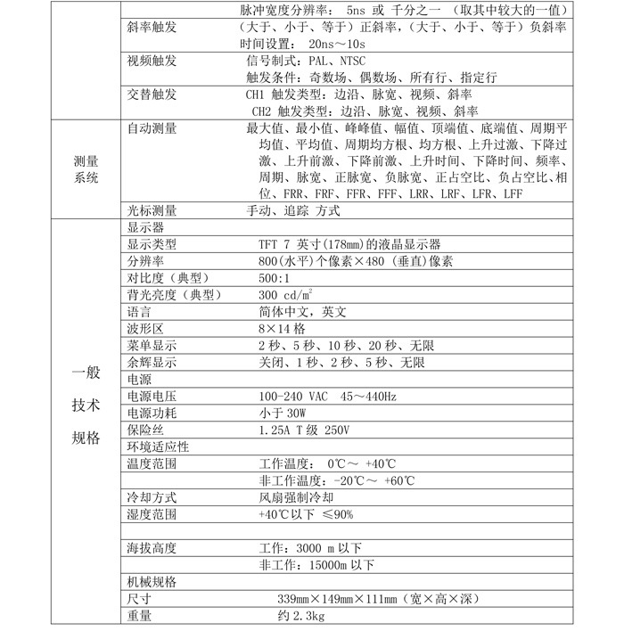 GA1062CAL示波器-3