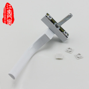 塑钢传动执手 春光塑钢门窗平开窗连杆执手七字把手窗户拉手192